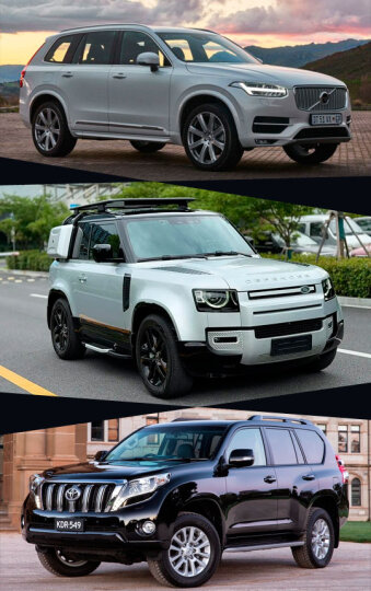 Внедорожники 4X4: Volvo против Prado и Land Rover